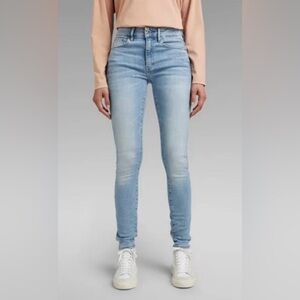 G-STAR 3301 High Skinny in  'Light Aged'